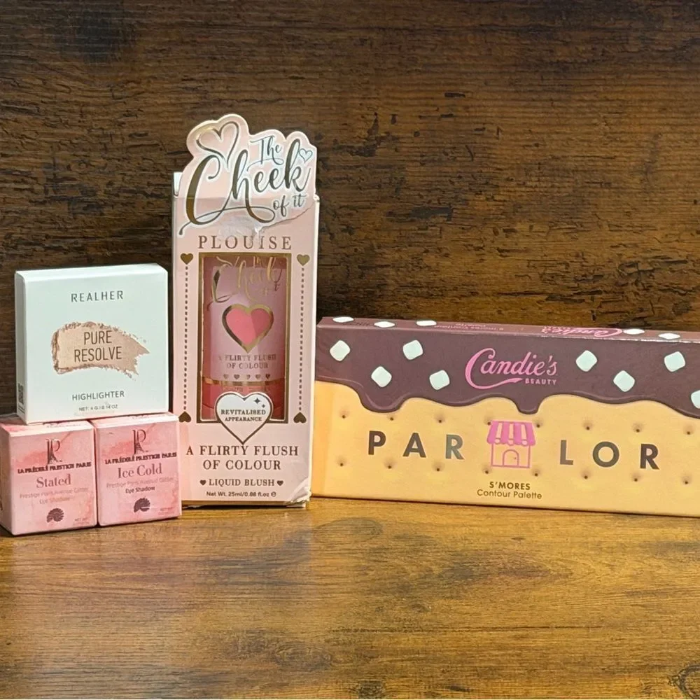 Bundle NEW| Plouise m Blush + Realher Highlighter + Candie’s Palette + Eyeshadow